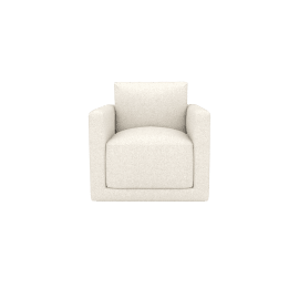 Haven Boucle Ivory Swivel Chair