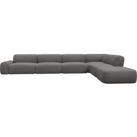 Beckett California Slate Modular Sofa - 7 Piece