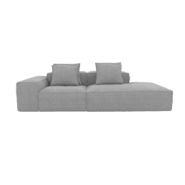 Riley California Slate 3 Seater Terminal Right Modular Sofa