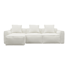 Riley Apt Tribute Shell Sofa - 3 Seater Chaise Left Arm Facing