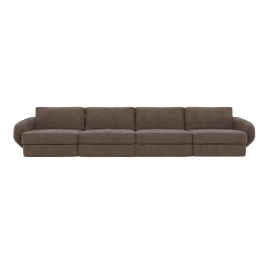 Esme Muse Mink Sofa - 4 Seater