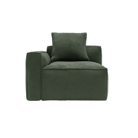 Riley Apt Muse Forest Left Arm Facing Chair Module