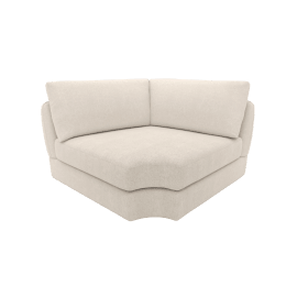 Esme View Cream Corner Sofa Chair Module