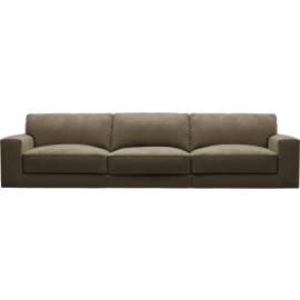 Monica Tribute Walnut Sofa - 3 Seater