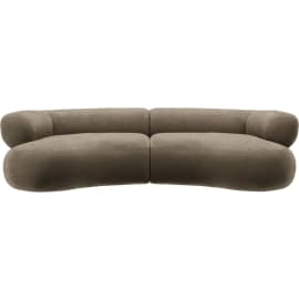 Colette Tribute Walnut Sofa - 3 Seater