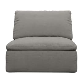 Cloud Deep Armless Module Isla Soft Grey