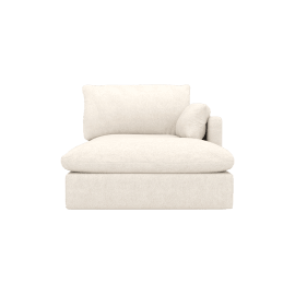 Willow Noa Fog Chaise Right Arm Facing Sofa Module