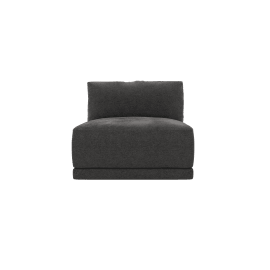 Haven California Charcoal 1 Seater Armless Sofa Module