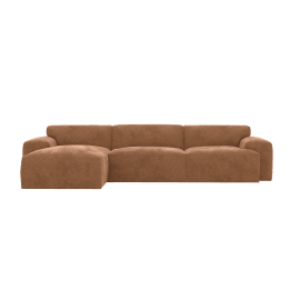 Modular Chaise Sofa Left Facing - 3 Seater