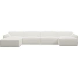 Copenhagen Tribute Shell Sofa - 5 seater U Shaped Modular with RAF Chaise