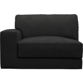 Monica California Charcoal Left Arm Facing Chair Module