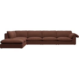 Ludlow Muse Rust Sofa - 6 Seater LAF Terminal