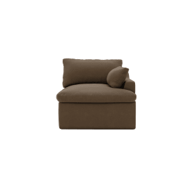 Retreat Blaze Mocha 1 Seat Right Arm Facing Sofa Module