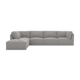 Emily Modular Sofa Toorak Pebble - 6 Piece