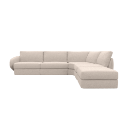 Esme Boucle Pumice Sofa - 5 Seater RAF Terminal