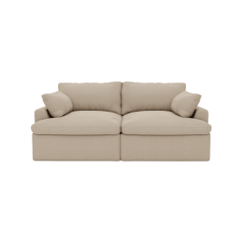 Retreat Blaze Latte Modular Sofa - 2 Piece