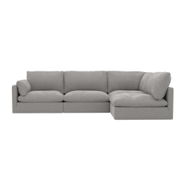 Willow Toorak Pebble Corner Sofa - 4 Seater RAF Terminal