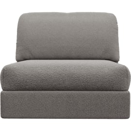 Finley Boucle Pumice Armless Sofa Chair Module