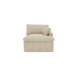 Retreat Avon Taupe Chaise Sofa Right Arm Facing