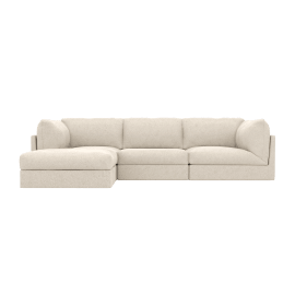 Finley Muse Flax Modular Sofa - 3 Seater and Ottoman