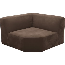 Copenhagen Muse Chocolate Wedge Corner Chair Sofa Module