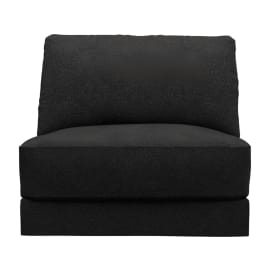Monica California Charcoal Armless Sofa Chair Module