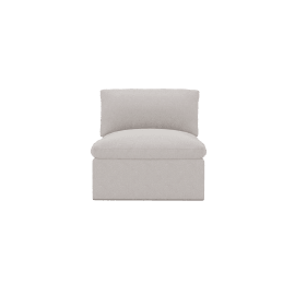 Retreat Boucle Pumice Armless Sofa Module