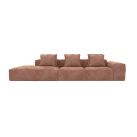 Riley Muse Dusk Modular Sofa - 1x Arm, 2x Armless, 1x Left Terminal