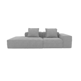 Riley California Slate 3 Seater Terminal Left Modular Sofa