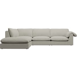 Ludlow California Ivory Sofa - 5 Seater LAF Terminal