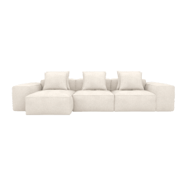 Riley Tribute Ice 3 Seater Modular Chaise Sofa