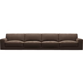 Monica Muse Chocolate Sofa - 4 Seater