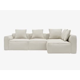 Riley Apt Toorak Pearl Corner Sofa - 4 Seater RAF Terminal