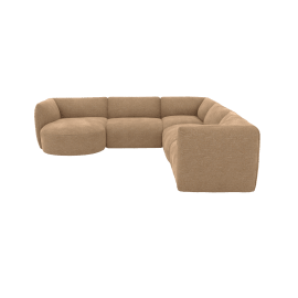 Corner Modular Sofa with Chaise LAF - 5 Seater