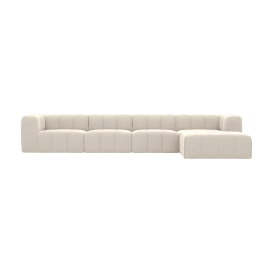Modular Sofa with Ottoman - 4 Seater