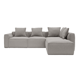 Riley Apt Boucle Pumice Sofa - 5 Seater RAF Terminal