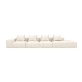Riley Tribute Ice 5 Seater Terminal Right Modular Sofa