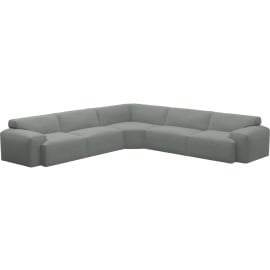 Copenhagen Tribute Storm Sofa - 5 Seater Wedge Corner Sofa