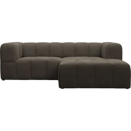 Lucello Muse Mink Modular Sofa with Ottoman - 3 Piece
