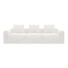 Riley Apt Noa Fog Sofa - 3 Seater