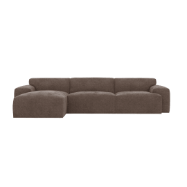 Modular Chaise Sofa Left Facing - 3 Seater