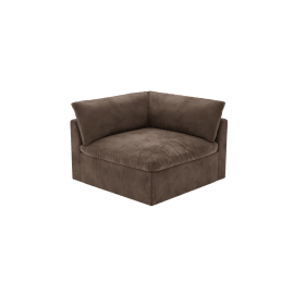 Retreat Muse Chocolate Corner Sofa Module