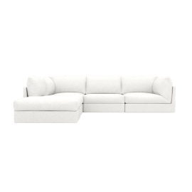Finley Muse Frost Modular Sofa - 5 Seater LAF Terminal