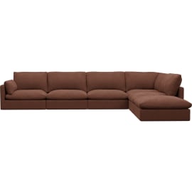 Willow Muse Rust Modular Sofa - 6 Seater RAF Terminal