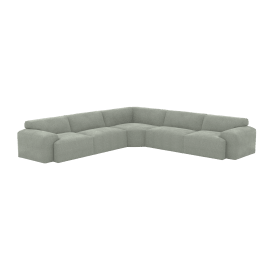 Wedge Corner Sofa - 5 Seater