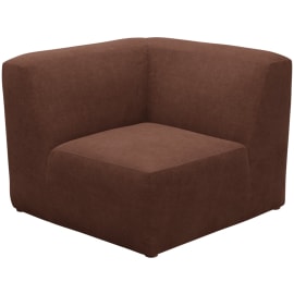 Copenhagen Muse Rust Square Corner Chair Sofa Module