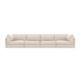 Finley Muse Flax Modular Sofa - 4 Seater