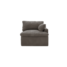 Retreat Muse Mink 1 Seat Right Arm Facing Sofa Module