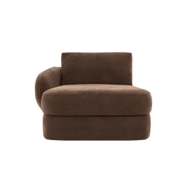 Esme Muse Chocolate Left Arm Facing Chaise Module