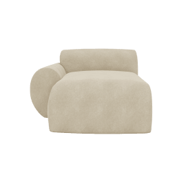 Malmo Avon Taupe Chaise Left Arm Facing Sofa Module